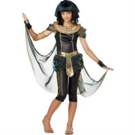 california costumes dark egyptian princess tween costume, large