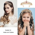 thumbnail image 3 of Conjunto de tiara y corona para cumpleañera con banda y diadema, 3 of 7
