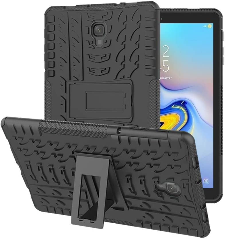 Mignova Heavy Duty Hybrid Protective Case with Kickstand Impact Resistant for Samsung Galaxy Tab