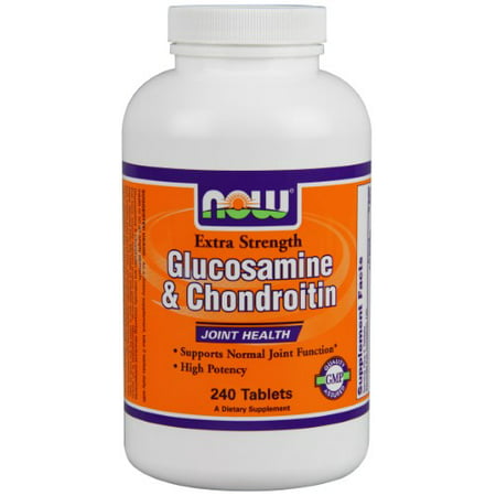 NOW Foods Glucosamine et chondroïtine Joint Santé, 240 Ct