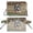 Boho Floral French Bulldog, variant on FOR U DESIGNS Cute Cats Print Car Window Shade for Baby Magnetic Auto Sun Shades for Side Windows Double Layer Full & Half Shade Options Car Window Curtains