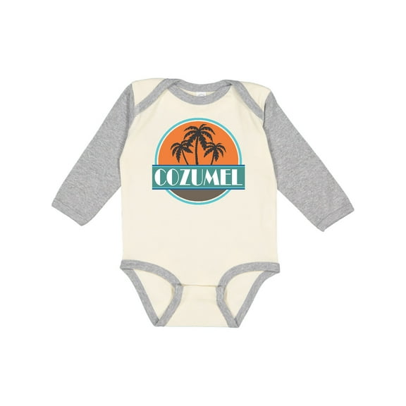 Inktastic Cozumel Mexico Vacation Cruise Boys or Girls Long Sleeve Baby Bodysuit