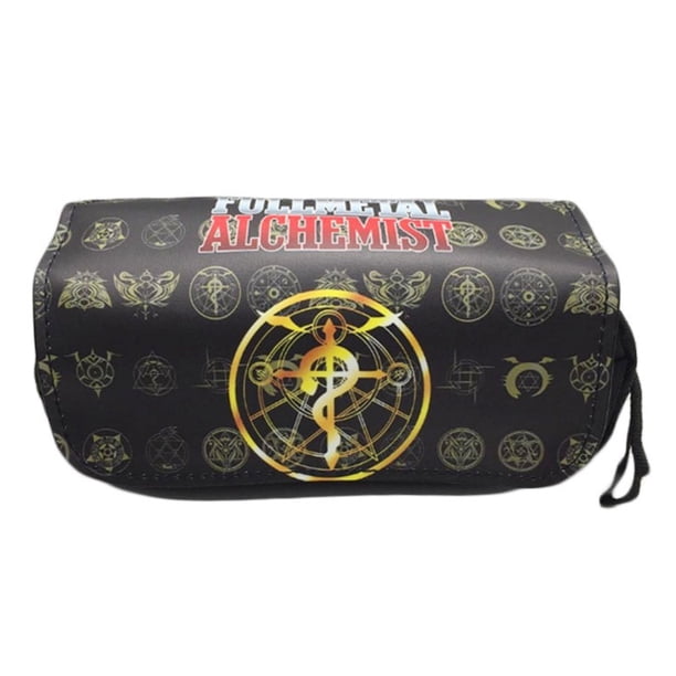 Estuche para lápices Fullmetals Alchemists Cartoon Anime Poliéster