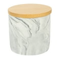 thumbnail image 1 of Countertop Salt Container Kitchen Food Storage Jar Ceramic Coffee Canister, 1 of 7