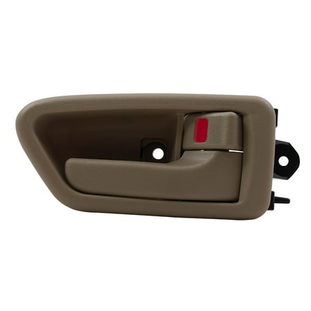 2001 Toyota Camry Replacement BROCK Inside Interior Door Handle w/ Bezel Beige Passenger Front or Rear Replacement for 97-01 Toyota Camry TO1353167 ()