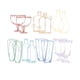 thumbnail image 5 of 14 marcapáginas transparentes de flores secas, hechos a mano, de acrílico transparente, elegante decoración para la oficina, regalo perfecto para amantes de los libros, diseño plegable,, 5 of 7