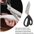 thumbnail image 3 of Heavy Duty Kitchen Scissors Multifunction Kitchen Scissors Stainless Steel Kitchen Scissors for Meat Poultry Chicken Fish, 3 of 5