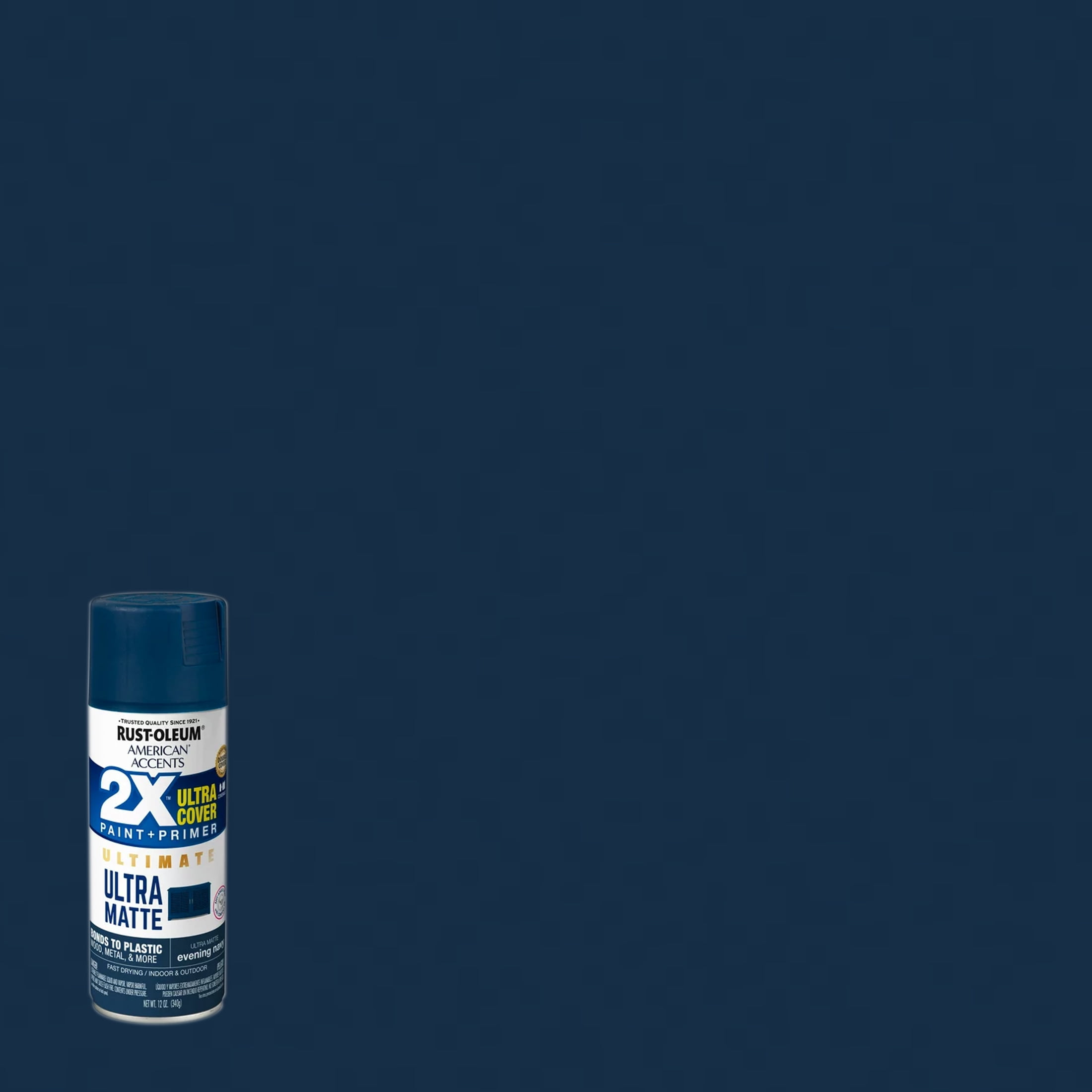 Evening Navy, Rust-Oleum American Accents 2X Ultra Cover Matte Spray ...
