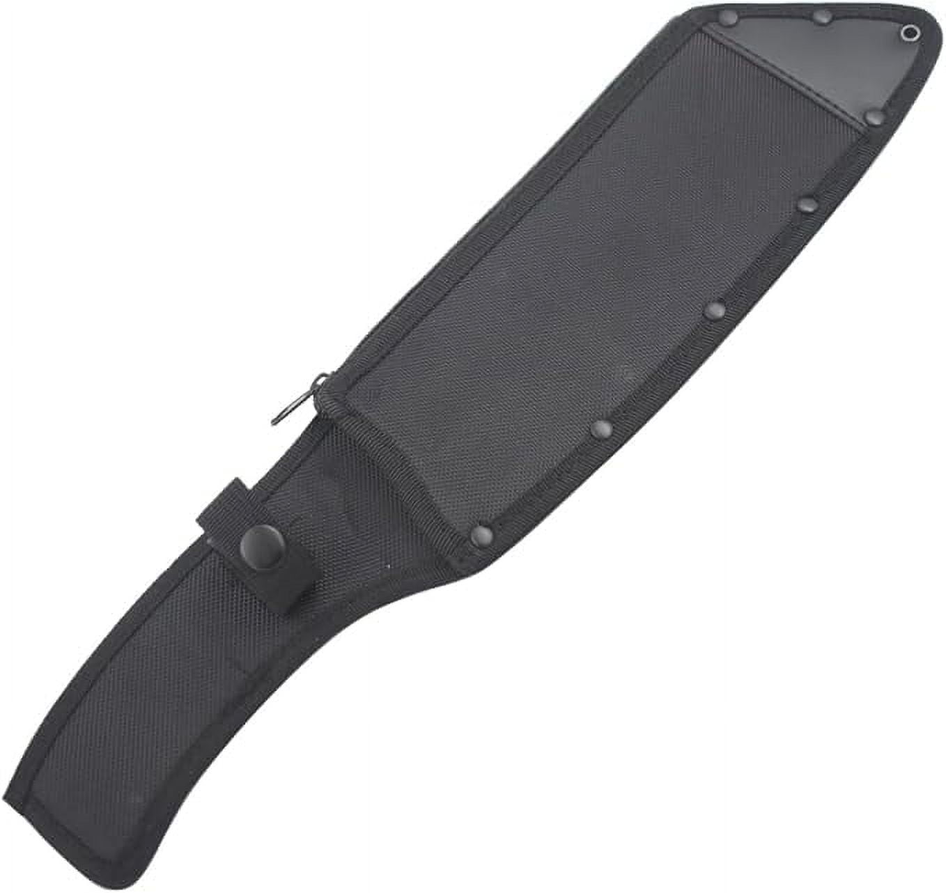 Snake Eye Tactical Saw-back Teeth Hunting Knife - 10 inches Sheepfoot Blade For Outdoor Use