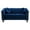 Blue, variant on Aukfa 60" Comfy Flannel Loveseat Sofa, Contemporary Sleeper Couch for Living Room, 2 Pillows, Blue