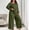 Army Green, variant on Lepsheexh Women's Plus Size Two Piece Outfits Women Lightweight Solid Color Sets Casual Long Sleeve Pullover Tops Loose Wide Leg Pants Tracksuit Sets