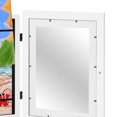 thumbnail image 1 of Marco De La Foto Caja de almacenamiento de marco de pintura de apertura frontal de marcos de fotos de arte para niños de madera (blanco) Libre de BPA, 1 of 8