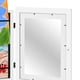 thumbnail image 2 of Marco De La Foto Caja de almacenamiento de marco de pintura de apertura frontal de marcos de fotos de arte para niños de madera (blanco), 2 of 8
