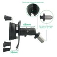 thumbnail image 4 of Evomosa Phone Holder in Fork Stem Mount Bracket Motorcycle GPS Navigation Bracket（Black), 4 of 7