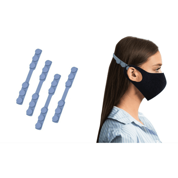 Anti Slip Adjustable Ear Protector And Mask Pressure Reducer For Men and Women(4-Pack)