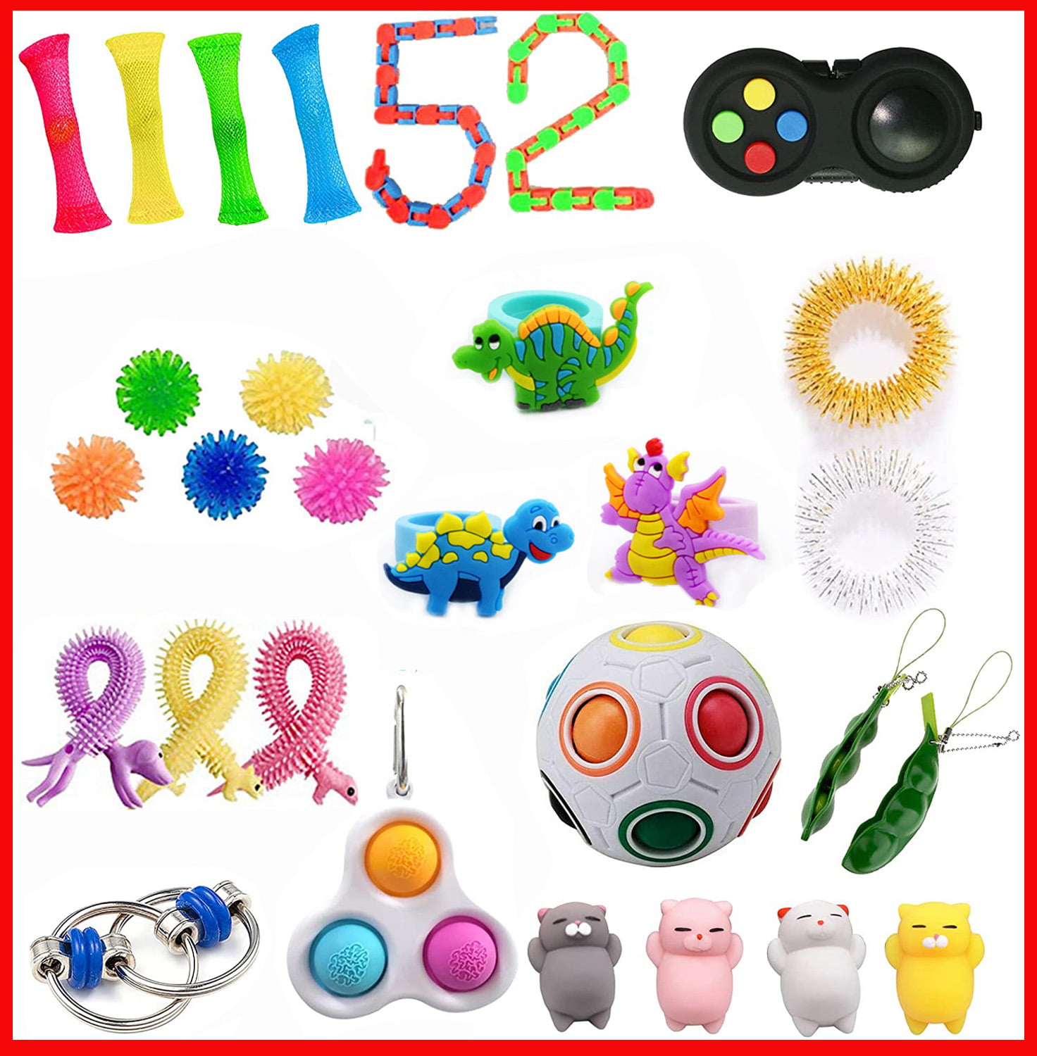 Details about   Fun Sensory Stress Reliever Ball Toy Autism Squeeze Fidget Anxietys Special gift 