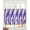 Indigo, variant on Burnt Orange White Moire Sheer Curtains 84 Inch Length 2 Panels Set for Living Room/Bedroom, Modern Abstract Art Kitchen Curtains Grommet Semi-Sheer Curtains Drapes Voile Window Treatments 52"x84"x2
