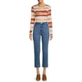 thumbnail image 5 of No Boundaries Juniors Crew Ribbed Long Sleeve T-Shirt, 5 of 5