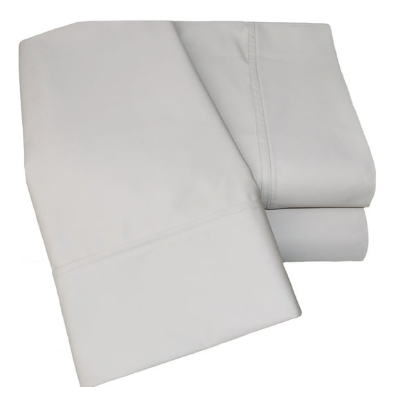 BNM Deep Pocket Cotton Blend Bed Sheet Set, King, Stone