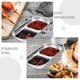 thumbnail image 2 of platos para condimentos, cuencos para mojar sushi, platos para salsas, platos para aperitivos, vajilla de cocina (2 rejillas), 2 of 7