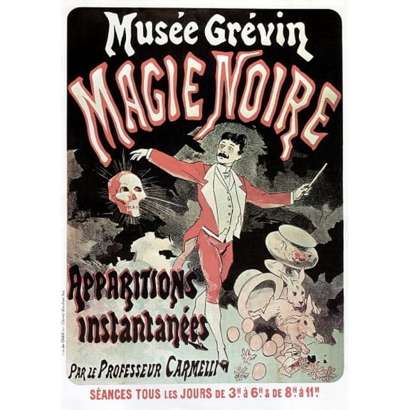 Musee Grevin Magie Noire Magic Canvas Art - (36 x 54)