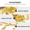 thumbnail image 3 of TEHAUX 3Pcs New Year Table Scatter Golden Resin Decoration for All Ages Wedding, 3 of 7