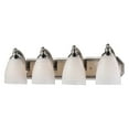 thumbnail image 3 of Elk Lighting Bath and Spa 570-4 Bathroom Vanity Light with White Swirl Glass, 3 of 4