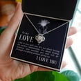 thumbnail image 2 of To My Love I Fell in Love Infinity Knot Necklace Message Card, 2 of 17
