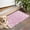 Pink and Pink, variant on Purple Leopard Print Door Rugs,Washable Non Slip Door Mats Indoor,Decorative Door Mats,Entry Mat Indoor for Entrance,Bedroom,Kitchen,Bathroom,17"x30"