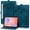Blue, variant on DWaybox Shockproof Case for Samsung Galaxy Tab S10 Lite 10.9" 2025 (SM-X400/SM-X406B) - Cute Cartoon Embossed PU Leather Folio Cover with Adjustable Kickstand & Card Slots -Green