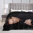 thumbnail image 4 of Sam Heughan Blanket Soft Flannel Fleece Throw Blanket Pattern Warm Plush Blankets 60"x50", 4 of 6