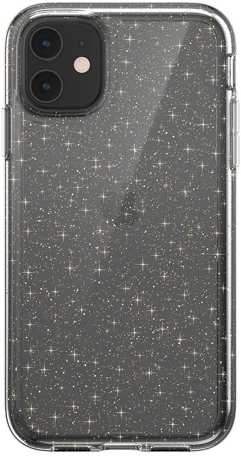 gold glitter speck macbook case