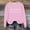 Pink, variant on WXLWZYWL Oversized Christmas Sweatshirts for Women 2024 Ugly Christmas Sweaters Cute Reindeer Graphic Crewneck Pullover Tops