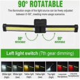 thumbnail image 2 of Portable LED Gym Light with Magnetic Base, Dimmable Flashlight, Hook for Easy Hanging, 7-Level Brightness Control, 2 of 5