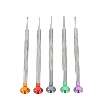 

5pcs 1.2-2.0mm Colored Cross Screwdriver Bit Set Watch glasses Repair Tool