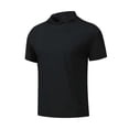 thumbnail image 5 of Hooded T Shirts for Men Summer Solid Casual Crew Neck Short Sleeve Mens T-Shirts Sports Top, 5 of 6