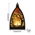 thumbnail image 2 of Wzzjkit Halloween LED Triangles Lantern Electronic Candle with Pumpkin Coffin and SkeletonElements, 2 of 5