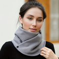 thumbnail image 1 of SNNROO Women‘s Versatile Solid Color Warm Scarf For Autumn And Winter  Soft Comfortable Windproof Outdoor Travel Scarf, 1 of 7