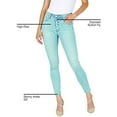 thumbnail image 3 of Numero Women's High Rise Skinny Blue Jeans, 3 of 3