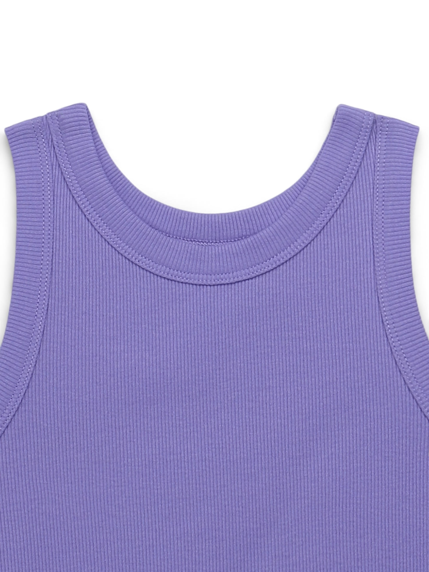 Wonder Nation Girls Kid Tough Ribbed Tank Top, Sizes 4-18 & Plus