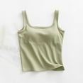 thumbnail image 2 of Women's Sleep T-Shirt 2025 Woman Lightweight and Breathable in Summer with Suspenders Vests Sleeveless Tops and Pajamas. Green L, 2 of 5