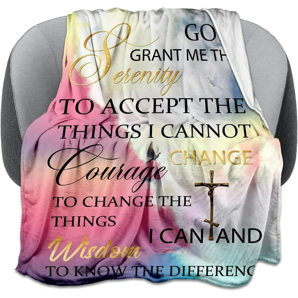 Sympathy Blanket, Religious Blanket with Spiritual Healing Prayer 50