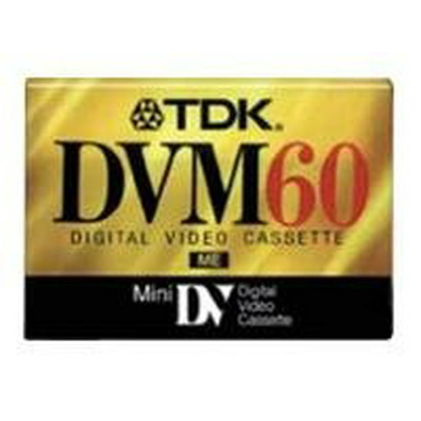 TDK DVM 60 Mini DV tape 2 x 60min