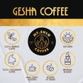 thumbnail image 4 of Mt. Zulu Gesha/Geisha Exotic Coffee Beans, Premium Specialty Coffee, 86.75 SCA, Medium Roast, Chamomile, Calendula & Chocolate Notes, Pour-Over Beans, 8 oz Bag, 4 of 7