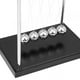 thumbnail image 5 of Columpio Péndulo NewtonDiseño en Forma de Z Juguete Física Ciencia Grandes Bolas de Equilibrio de Cuna Newton con 5 Bolas de Acero sólido y Base de Madera MacizaAlivia el ANGGREK Otros, 5 of 8