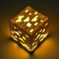 thumbnail image 2 of ShenMo Minecraft Game Peripheral Rechargeable Flashlight Night Light Blue Miners Lamp Flashlig Toy Birthday Gift, 2 of 2