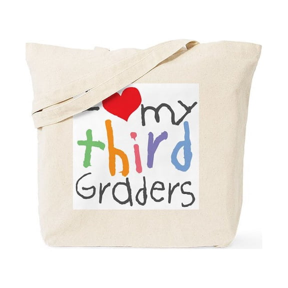 CafePress - I Love My 3Rd Graders Tote Bag - Unisex Canvas Tote Bag, Beige, 1-Piece