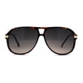thumbnail image 1 of Classic Mens Plastic Tear Drop Shape Racer Sunglasses Tortoise Gold Black Brown, 1 of 4