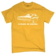 thumbnail image 5 of No Apologies Just Horsepower T-shirt Vintage 1970 Muscle Car Retro Classic American Power Performance Men's Tee, 5 of 7
