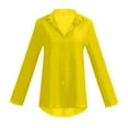 thumbnail image 3 of Mohiass Womens Button Down Shirts Long Sleeve Dressy Casual Blouses Button Up Collared Shirts Tops for Women Yellow 3XL, 3 of 7